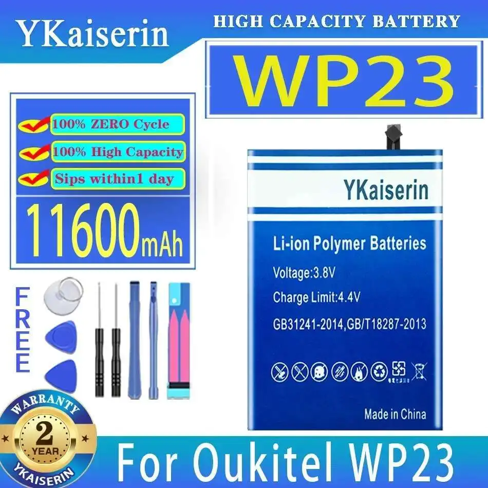 Для Oukitel WP23 аккумулятор мобильного телефона WP23 S111 долговечный 11600 мАч высокой емкости
Для Oukitel WP23 аккумулятор мобильного телефона WP23 S111 долговечный 11600 мАч высокой емкости