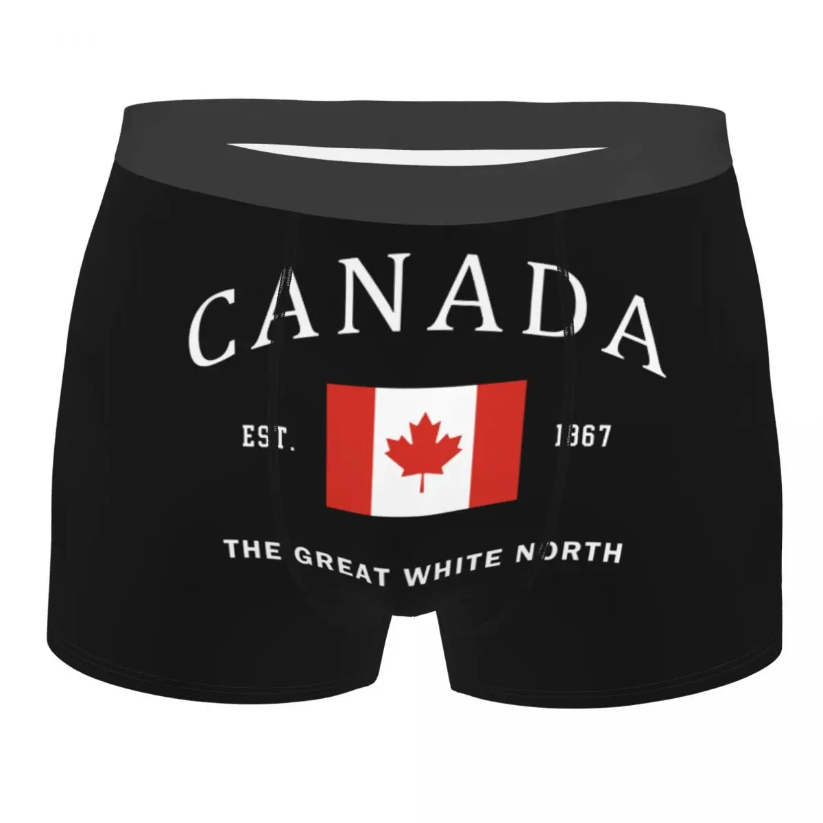 Custom Canada Flag Underwear Men Stretch Canadian Patriotic Pride Boxer Briefs Shorts Panties Soft Underpants For Homme
Custom Canada Flag Underwear Men Stretch Canadian Patriotic Pride Boxer Briefs Shorts Panties Soft Underpants For Homme