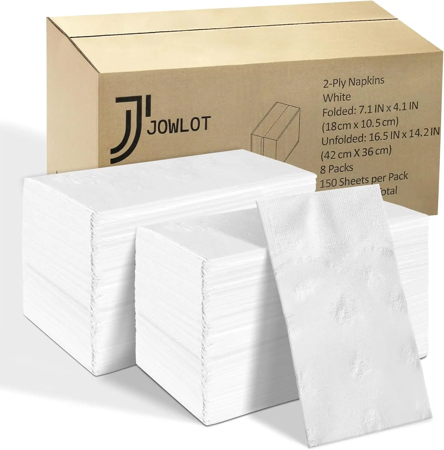 Disposable Napkins, 2-Ply 1200 Count White Bulk for Wedding Party Bathroom Everyday Use (16.5” x 14.2”)
Disposable Napkins, 2-Ply 1200 Count White Bulk for Wedding Party Bathroom Everyday Use (16.5” x 14.2”)