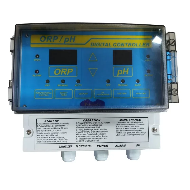 Swimming pool water quality monitor, residual chlorine monitoring analyzer
Swimming pool water quality monitor, residual chlorine monitoring analyzer