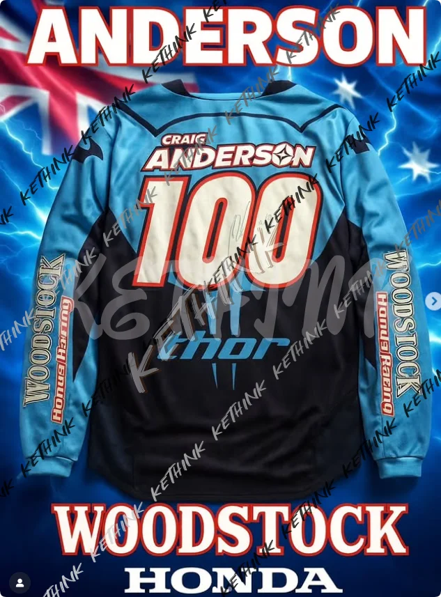 Honda 2026 Hot Long Sleeve Motorcycle Jersey Breathable #100 CRAIG ANDERSON Bike Riding Shirt Comfortable Off-Road Racing Top
Honda 2026 Hot Long Sleeve Motorcycle Jersey Breathable #100 CRAIG ANDERSON Bike Riding Shirt Comfortable Off-Road Racing Top