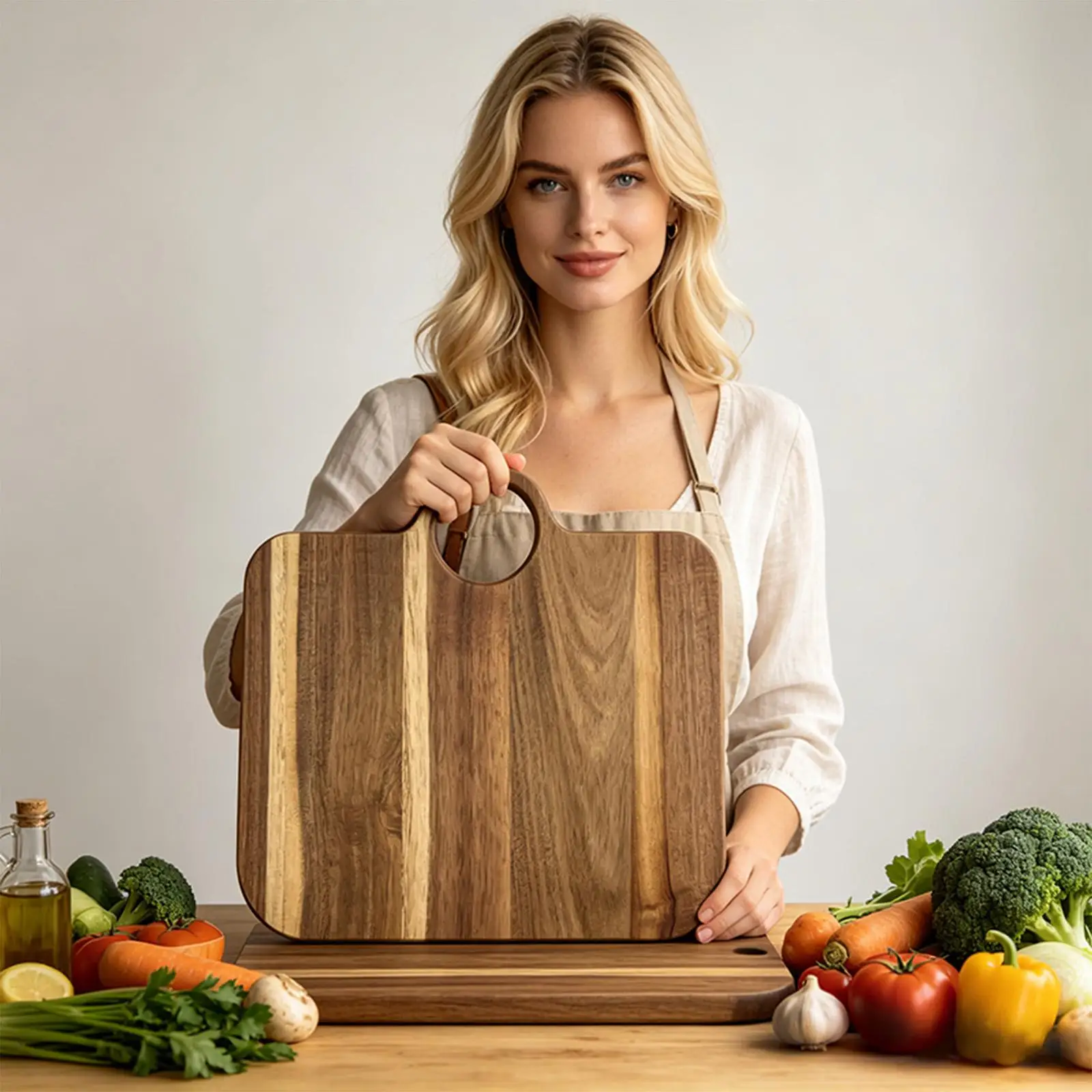 Kitchen Cutting Board Non-Slip Decorative Bag Shape Large Wooden Cutting Boards For Home Counter BBQ Meal Prep Food Meat
Kitchen Cutting Board Non-Slip Decorative Bag Shape Large Wooden Cutting Boards For Home Counter BBQ Meal Prep Food Meat