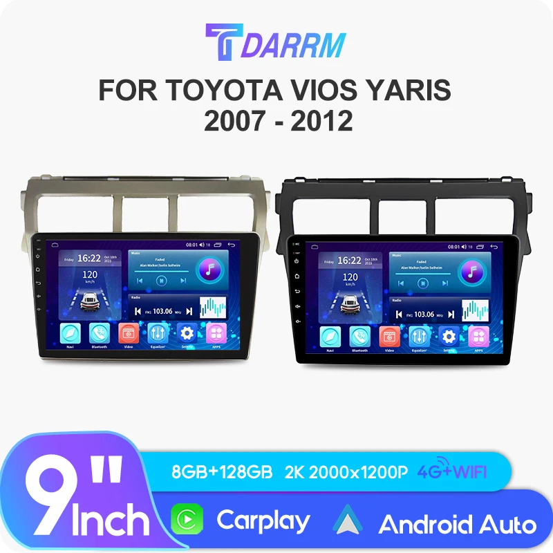 Автомобильный мультимедийный плеер, беспроводной CarPlay, Android, авто, радио, навигация, интеллектуальные системы для Toyota Vios Yaris 2007-2012
Автомобильный мультимедийный плеер, беспроводной CarPlay, Android, авто, радио, навигация, интеллектуальные системы для Toyota Vios Yaris 2007-2012