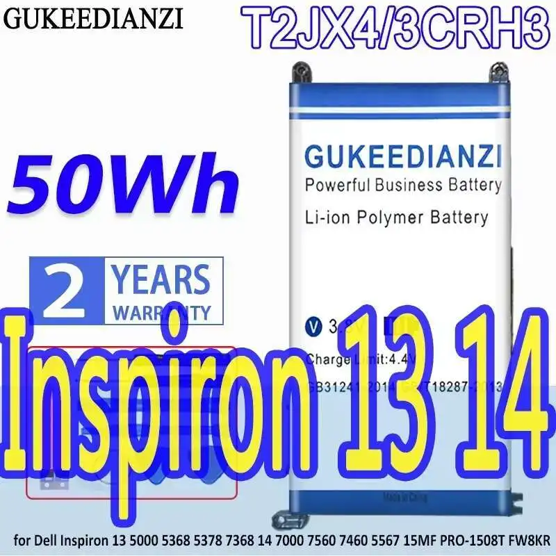 Аккумулятор для ноутбука T2JX4 3CRH3 50 Втч для Dell Inspiron 13 5000 5368 5378 7368 14 7000 7560 7460 5567 15MF Pro-1508T FW8KR
Аккумулятор для ноутбука T2JX4 3CRH3 50 Втч для Dell Inspiron 13 5000 5368 5378 7368 14 7000 7560 7460 5567 15MF Pro-1508T FW8KR