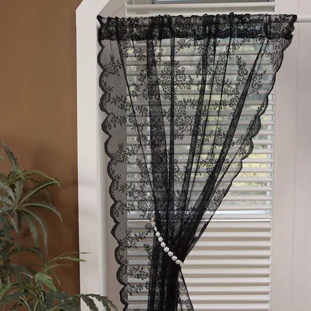 Window Curtain Panel Tulle 1pc Lace Sheer Curtain Window Screening Transparent Elegant Wavy Edge Floral Window Curtains Drapes
Window Curtain Panel Tulle 1pc Lace Sheer Curtain Window Screening Transparent Elegant Wavy Edge Floral Window Curtains Drapes