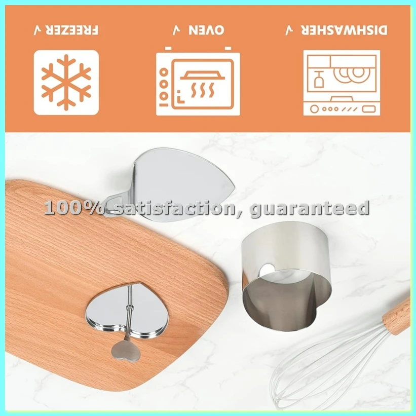 Набор из 3-дюймовых бесшовных мини-форм для чизкейков, кольцевые формы из нержавеющей стали для мусса, оформления блюд, печенья, выпечки - AD23
Набор из 3-дюймовых бесшовных мини-форм для чизкейков, кольцевые формы из нержавеющей стали для мусса, оформления блюд, печенья, выпечки - AD23