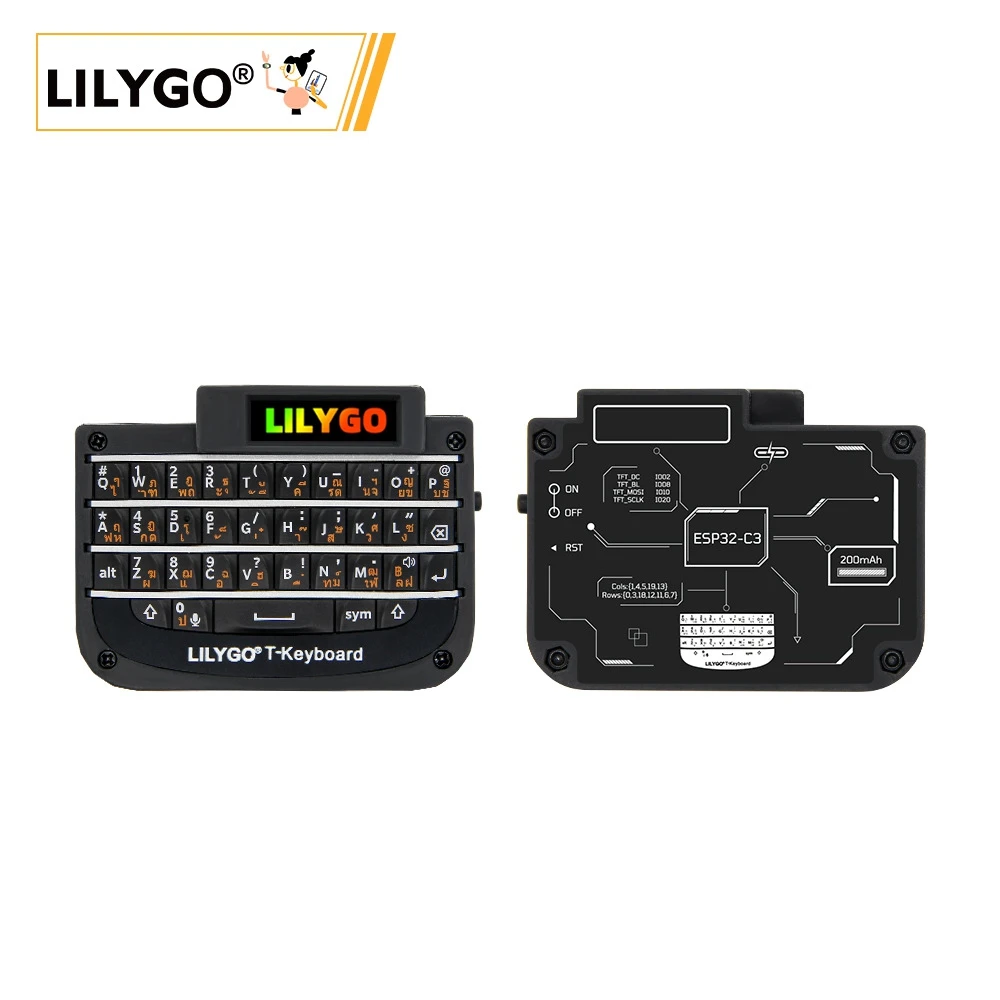 LILYGO® T-Keyboard ESP32-C3 Wireless Keyboard Mini Bluetooth Keypad for IOS/Android/Windows ipad
LILYGO® T-Keyboard ESP32-C3 Wireless Keyboard Mini Bluetooth Keypad for IOS/Android/Windows ipad