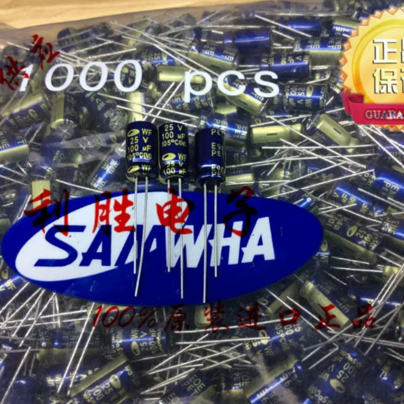 10PCS-100PCS South Korea Sanhe SAMWHA aluminum electrolytic capacitor 25V100UF 6X11 WF high-frequency low resistance
10PCS-100PCS South Korea Sanhe SAMWHA aluminum electrolytic capacitor 25V100UF 6X11 WF high-frequency low resistance
