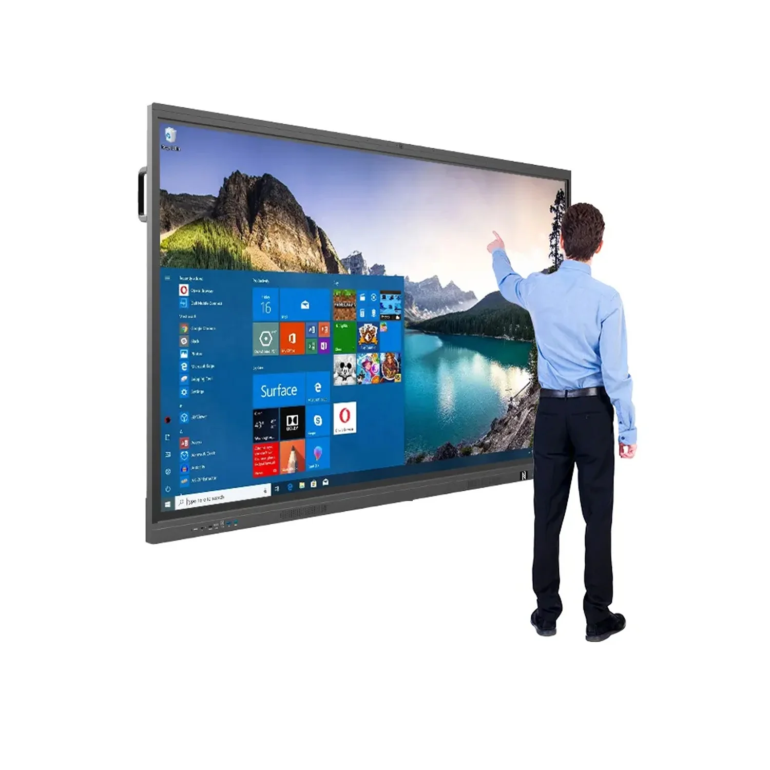 65 75 85 98-дюймовое школьное образовательное оборудование ИК-сенсорный экран 4K Дисплей «все в одном ПК» Интерактивная доска
65 75 85 98-дюймовое школьное образовательное оборудование ИК-сенсорный экран 4K Дисплей «все в одном ПК» Интерактивная доска