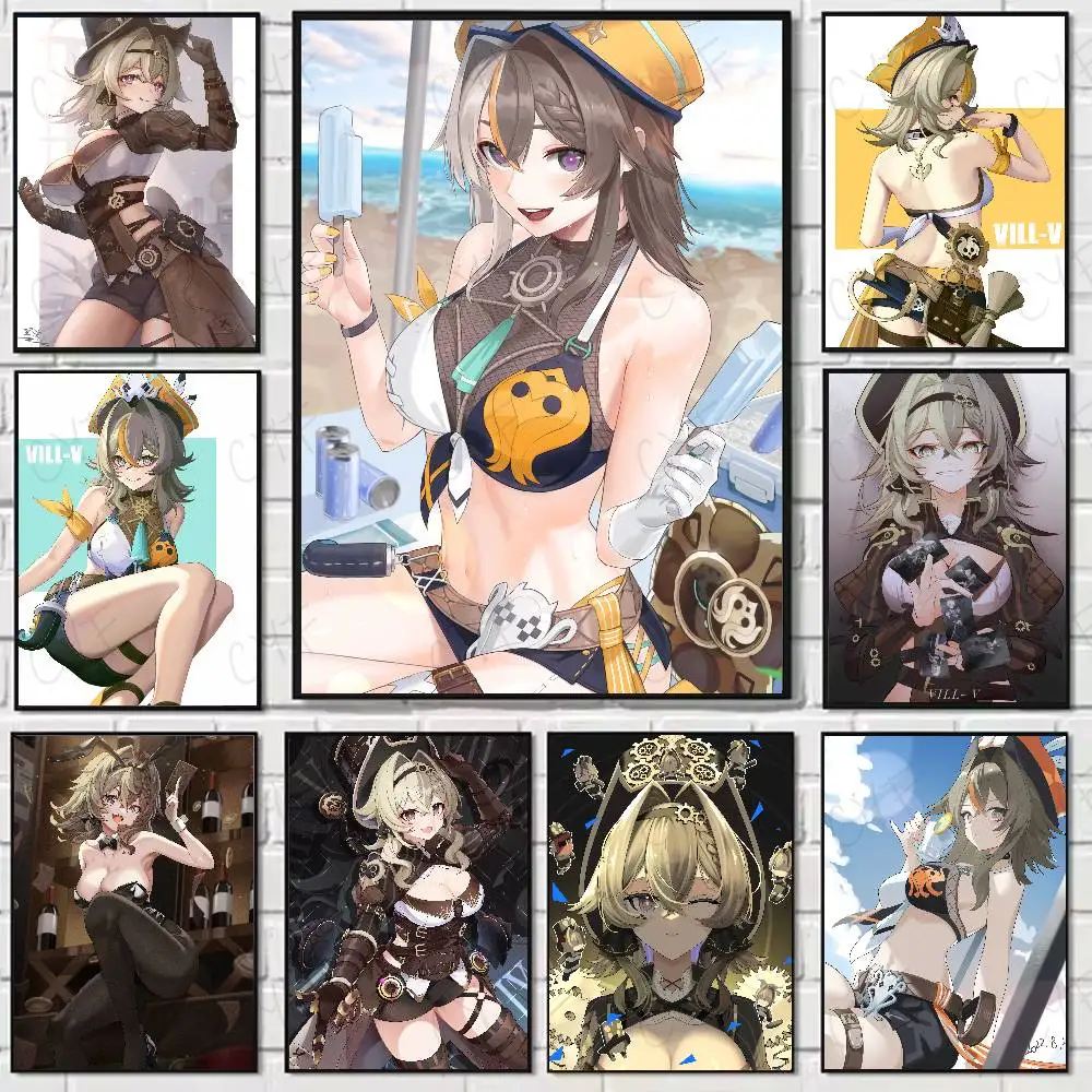 Cute Vill-V Game Sexy Girl Poster Home Living Bed Room Bar Hallway Sticky Wall Art Printing Waterproof Aesthetic Decor
Cute Vill-V Game Sexy Girl Poster Home Living Bed Room Bar Hallway Sticky Wall Art Printing Waterproof Aesthetic Decor