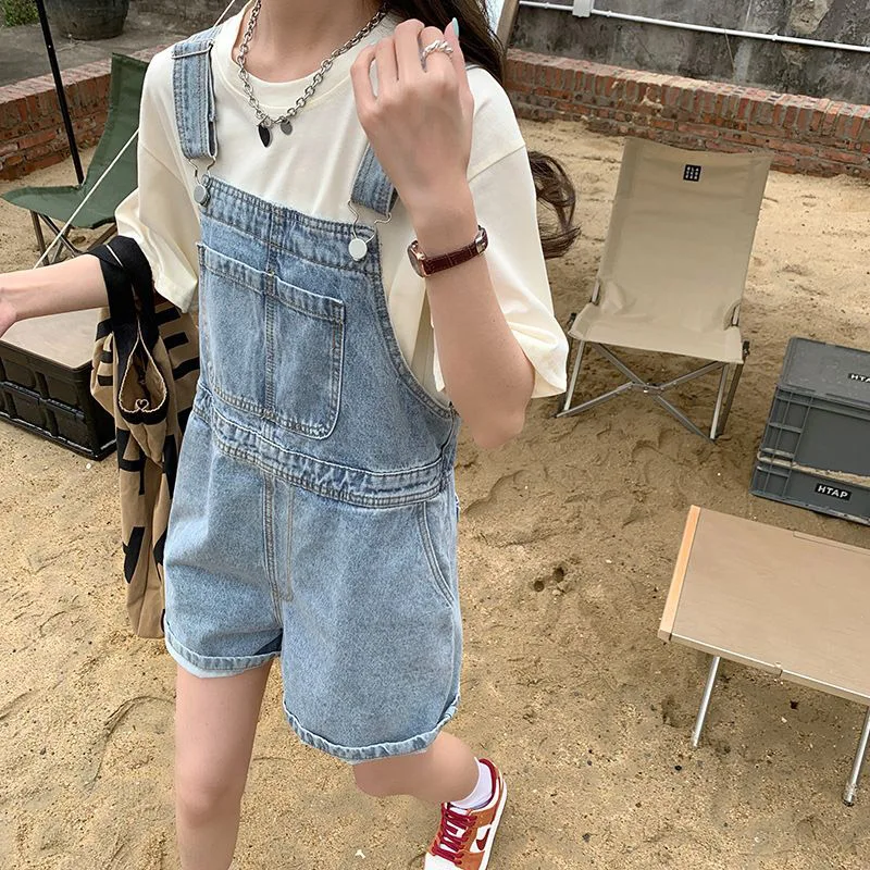 Summer Female Solid High Waist Denim Overalls Shorts Girls Ins Fashion Casual Thin Jeans Lady Classic Baggy Short Pants
Summer Female Solid High Waist Denim Overalls Shorts Girls Ins Fashion Casual Thin Jeans Lady Classic Baggy Short Pants
