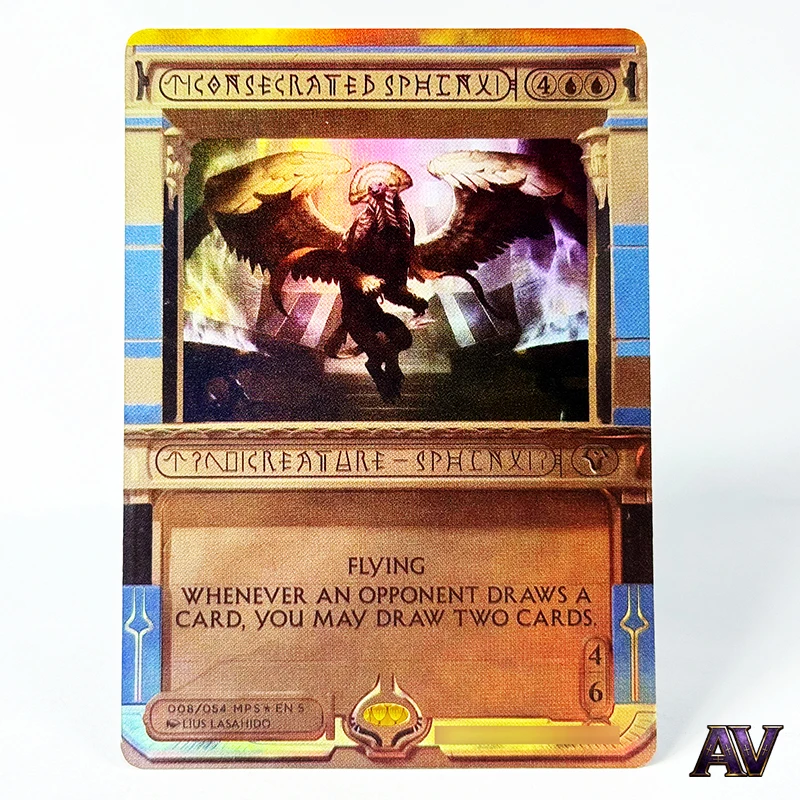 Освященный Сфинкс # Набор магических прокси-карт No8 Creature (MP2) Commander Amonkhet Invocations Set Instant Magical HoloFoil
Освященный Сфинкс # Набор магических прокси-карт No8 Creature (MP2) Commander Amonkhet Invocations Set Instant Magical HoloFoil