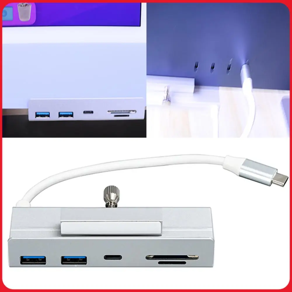 5 in 1 USB C Docking Station USB3.1Gen2 10Gbps Multi Splitter Adapter 2 USB-A+1 USB-C Ports for PC Laptop for 2021 IMac 24 Inch
5 in 1 USB C Docking Station USB3.1Gen2 10Gbps Multi Splitter Adapter 2 USB-A+1 USB-C Ports for PC Laptop for 2021 IMac 24 Inch
