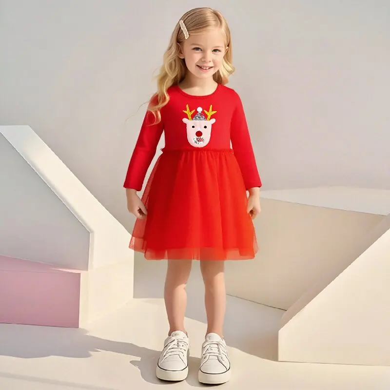 Little maven, осенняя детская новогодняя одежда, рождественское праздничное платье для девочек, костюмы, сетчатое праздничное платье принцессы для девочек, красные платья
Little maven, осенняя детская новогодняя одежда, рождественское праздничное платье для девочек, костюмы, сетчатое праздничное платье принцессы для девочек, красные платья