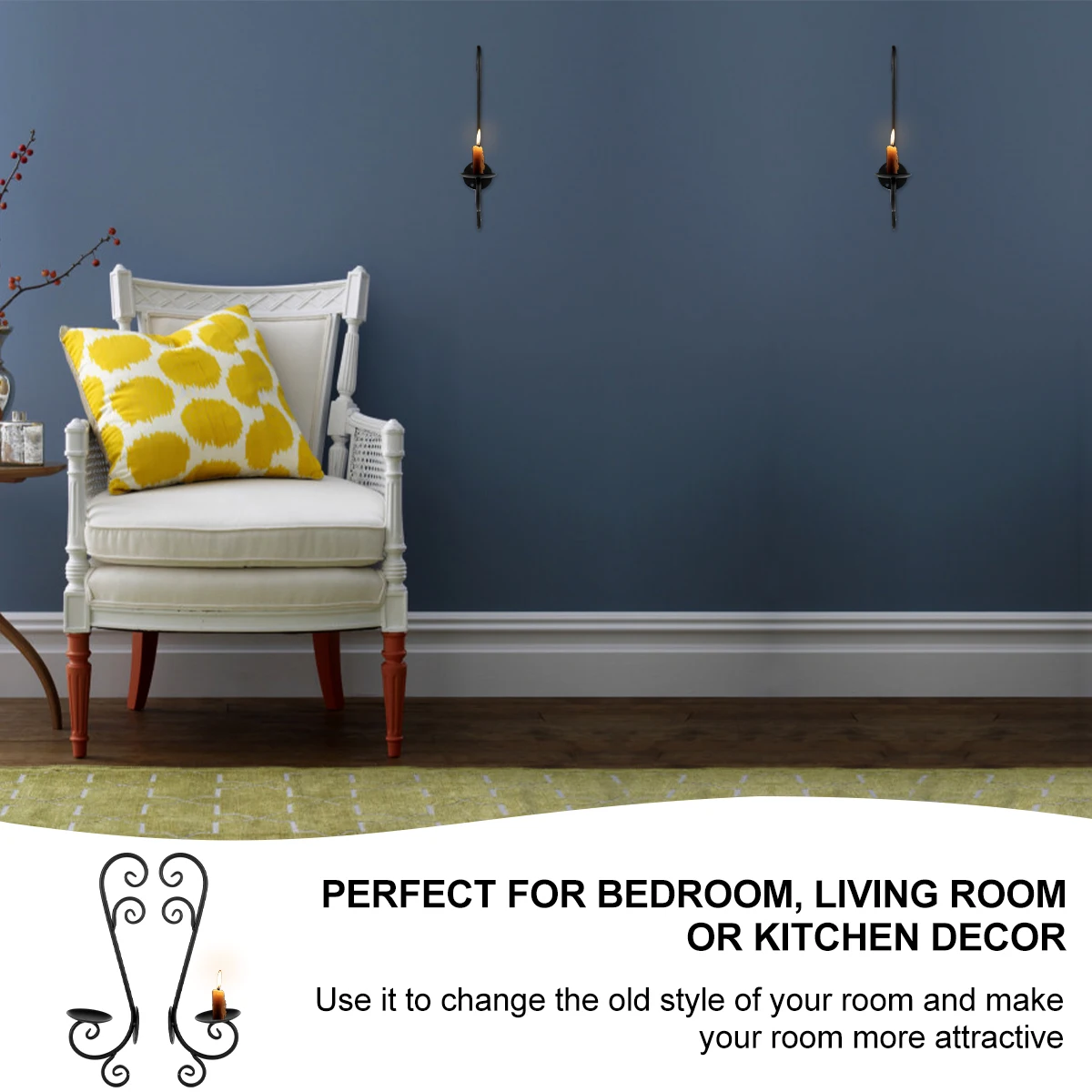 1 pc European Style Iron Candlestick Hanging Decorative Holder For Wedding Home Party Christmas Decoration Iron
1 pc European Style Iron Candlestick Hanging Decorative Holder For Wedding Home Party Christmas Decoration Iron