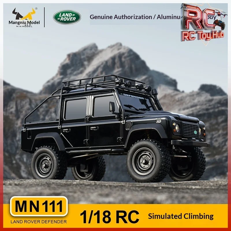 Радиоуправляемая модель внедорожника MangNiu MN111 1:18, официально лицензированная Land Rover Defender 4WD, с металлическим корпусом, модифицированный комплект для бездорожья, на пульте управления
Радиоуправляемая модель внедорожника MangNiu MN111 1:18, официально лицензированная Land Rover Defender 4WD, с металлическим корпусом, модифицированный комплект для бездорожья, на пульте управления