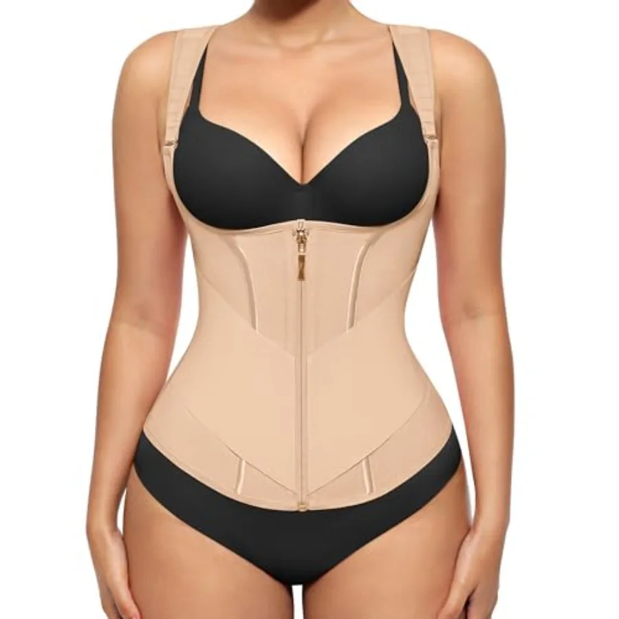 FeelinGirl Waist Trainer Vest for Women Tummy Control Corset Body Shaper Back Support Adjustable Straps Workout Faja
FeelinGirl Waist Trainer Vest for Women Tummy Control Corset Body Shaper Back Support Adjustable Straps Workout Faja