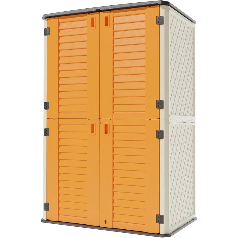 ADDOK Outdoor Storage Shed Lockable,Outdoor Storage Cabinet with Floor,4×2.5×6.6FT Double-Layer Storage Shed for Power Equipment
ADDOK Outdoor Storage Shed Lockable,Outdoor Storage Cabinet with Floor,4×2.5×6.6FT Double-Layer Storage Shed for Power Equipment
