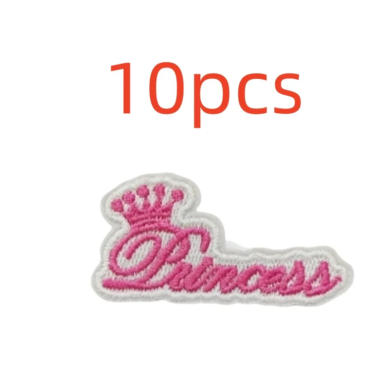 10pcs of pink princess crown embroidered patches, can be ironed or sewn on, suitable for clothing, jackets, T-shirts, jeans, and backpacks - a creative patch gift.
10pcs of pink princess crown embroidered patches, can be ironed or sewn on, suitable for clothing, jackets, T-shirts, jeans, and backpacks - a creative patch gift.