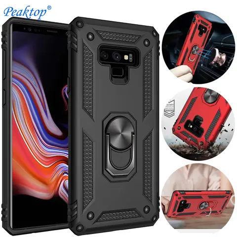 Sergeant armadura caso de telefone para samsung note 9 8 10 5g à prova de choque kickstand capa protetora caso traseiro para galaxy note10 plus caso