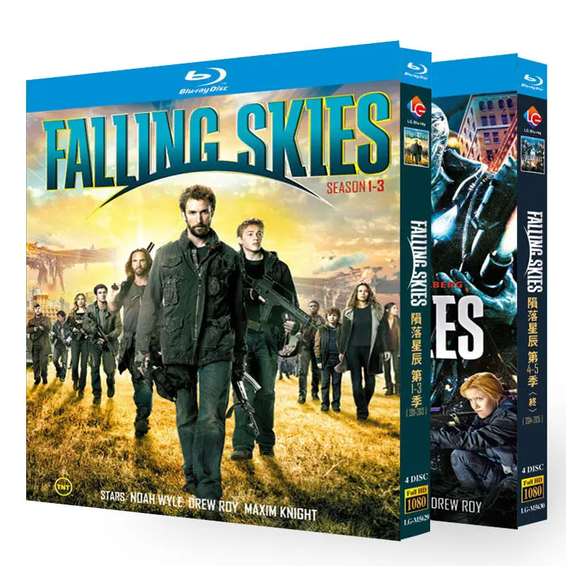 BD Blu-ray High Definition US TV Series Falling Skies Seasons 1-5 2011-2015 Edition 8-Disc Box Set
BD Blu-ray High Definition US TV Series Falling Skies Seasons 1-5 2011-2015 Edition 8-Disc Box Set