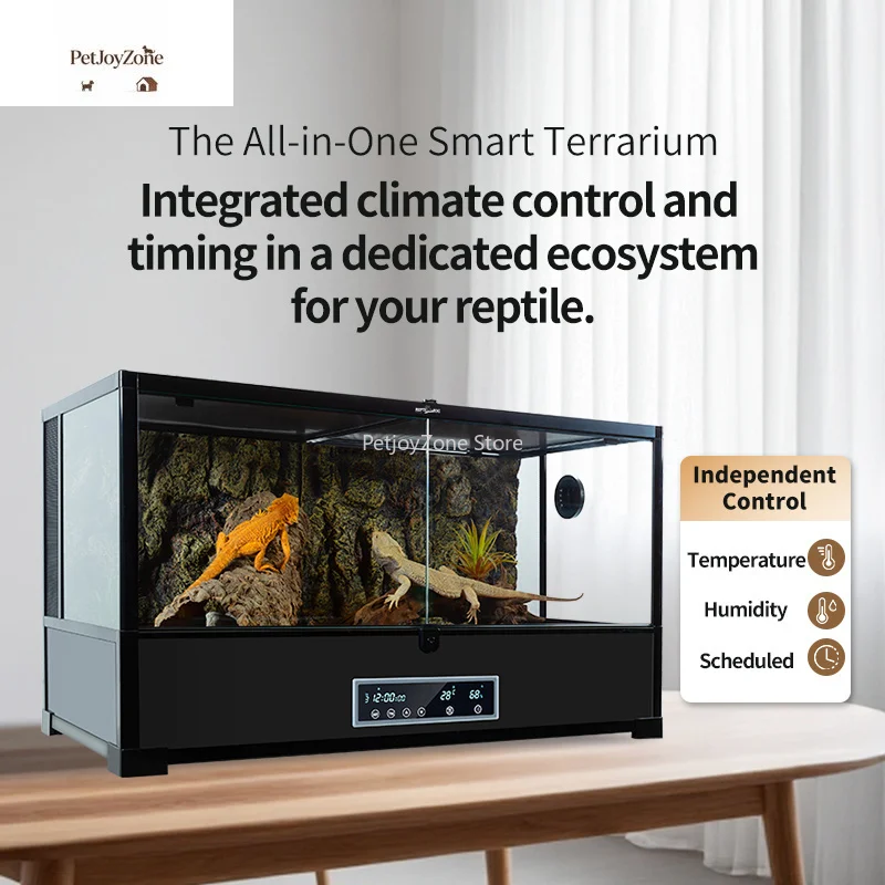 PetJoyZoneSupplier Customized Logo 120 Gallon 4x2x2 Enclosures Climate Temperature Humidity Controlled Glass Reptile Terrarium
PetJoyZoneSupplier Customized Logo 120 Gallon 4x2x2 Enclosures Climate Temperature Humidity Controlled Glass Reptile Terrarium