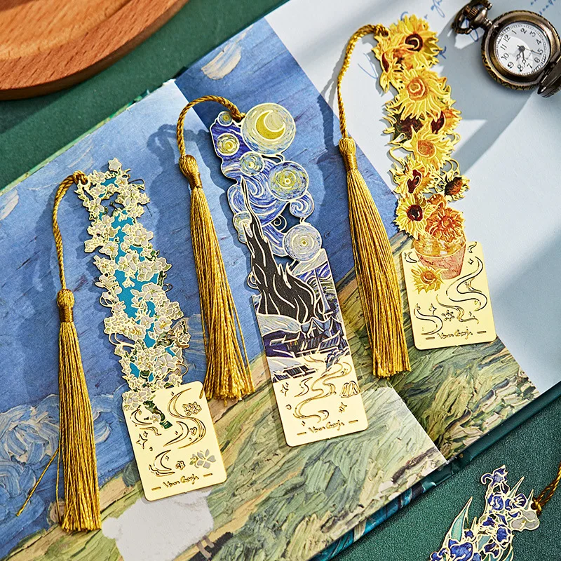 Oil Painting Metal Bookmarks Hollow Out Classical Cultural Creative Memorial Gifts Graduation Rewards for Students Book Markers
Oil Painting Metal Bookmarks Hollow Out Classical Cultural Creative Memorial Gifts Graduation Rewards for Students Book Markers