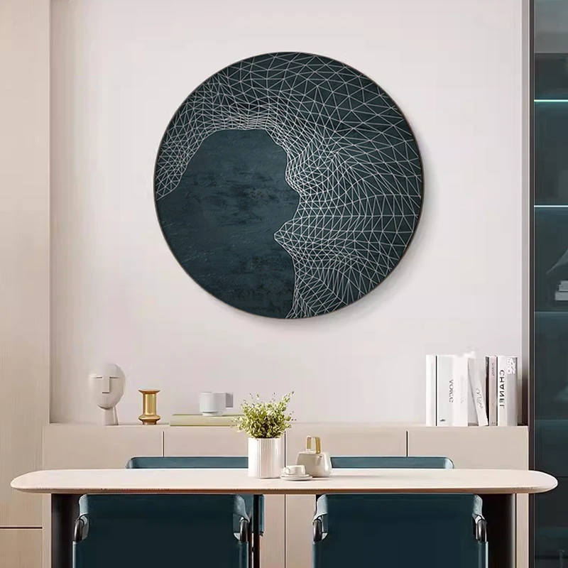 Круглая элитная картина для украшения входа в форме сетки, современный свет, роскошный коридор, подвесная художественная абстрактная входная настенная лампа
Круглая элитная картина для украшения входа в форме сетки, современный свет, роскошный коридор, подвесная художественная абстрактная входная настенная лампа