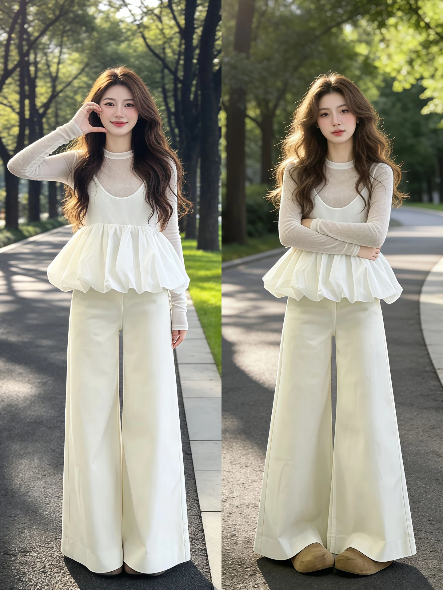 plus Size Women's Spring Fashion Set Salt System Unique Good Looking Base Shirt Tank Top Wide Leg Pants Casual Style Three Pi...
plus Size Women's Spring Fashion Set Salt System Unique Good Looking Base Shirt Tank Top Wide Leg Pants Casual Style Three Pi...