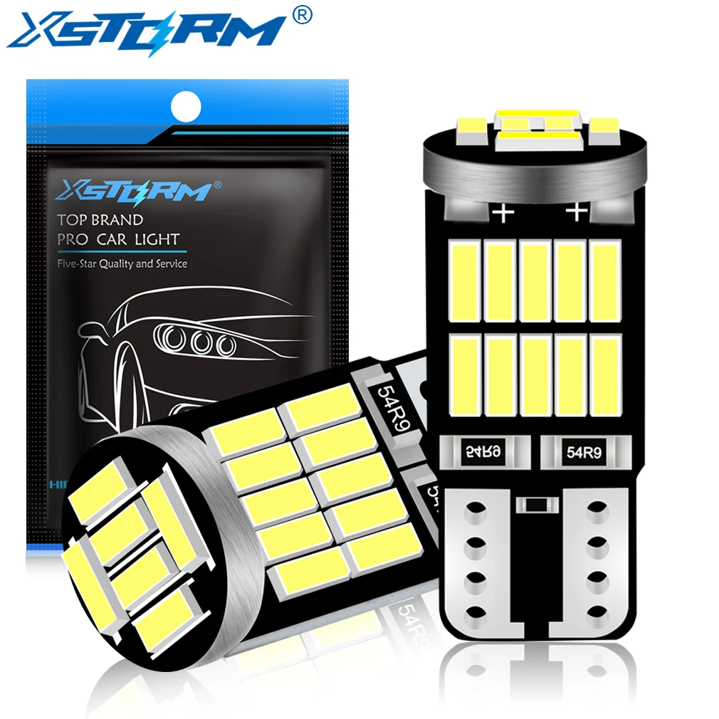 XSTORM 2pcs W5W T10 Led Bulbs Canbus 4014 SMD 6000K 168 194 Led 5W5 Car Interior Dome Reading License Plate Light Signal Lamp
XSTORM 2pcs W5W T10 Led Bulbs Canbus 4014 SMD 6000K 168 194 Led 5W5 Car Interior Dome Reading License Plate Light Signal Lamp