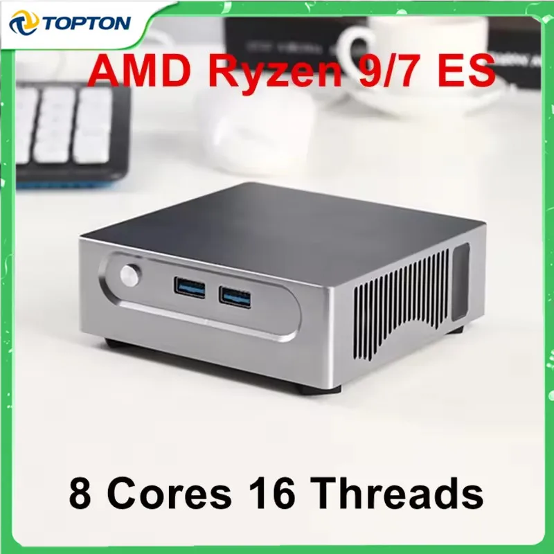 Topton Mini Computer AMD Ryzen 9 5900HX ES 5700U ES 8 Core 16 Thread Windows 11 2*DDR4 2*NVMe slots Office Desktop Gaming PC NUC
Topton Mini Computer AMD Ryzen 9 5900HX ES 5700U ES 8 Core 16 Thread Windows 11 2*DDR4 2*NVMe slots Office Desktop Gaming PC NUC