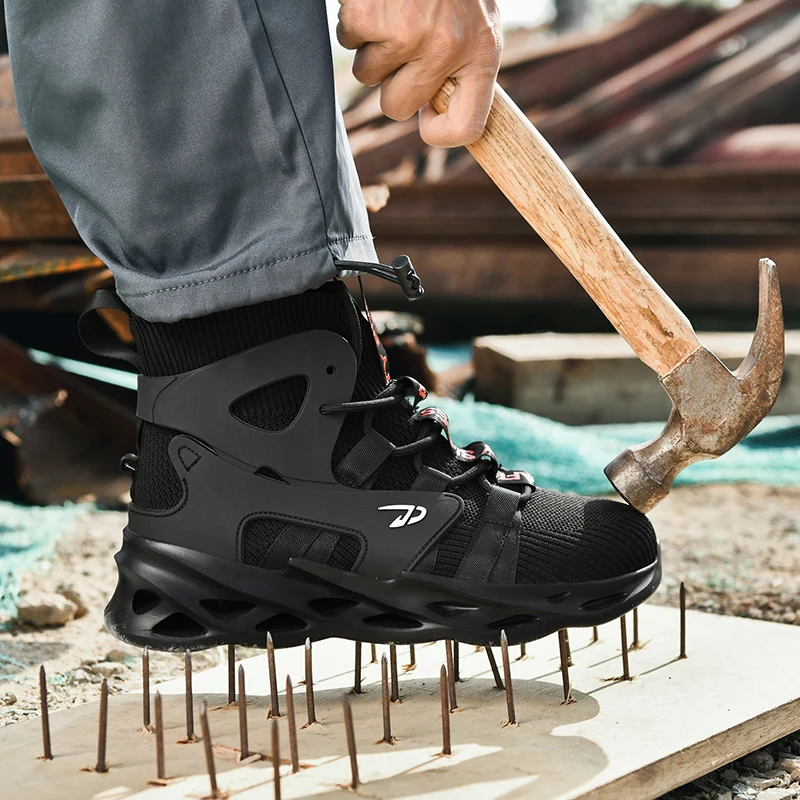 Легкая дышащая защитная обувь, мужская рабочая обувь со стальным носком, противоударная рабочая обувь, неразрушимые мужские защитные ботинки с защитой от проколов
Легкая дышащая защитная обувь, мужская рабочая обувь со стальным носком, противоударная рабочая обувь, неразрушимые мужские защитные ботинки с защитой от проколов