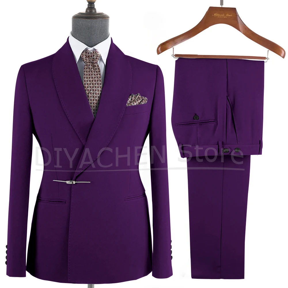 2 Pieces Slim Fit Men's Suits Formal Business Groom Tuxedo for Wedding Party Prom - Jacket Pants Set
2 Pieces Slim Fit Men's Suits Formal Business Groom Tuxedo for Wedding Party Prom - Jacket Pants Set