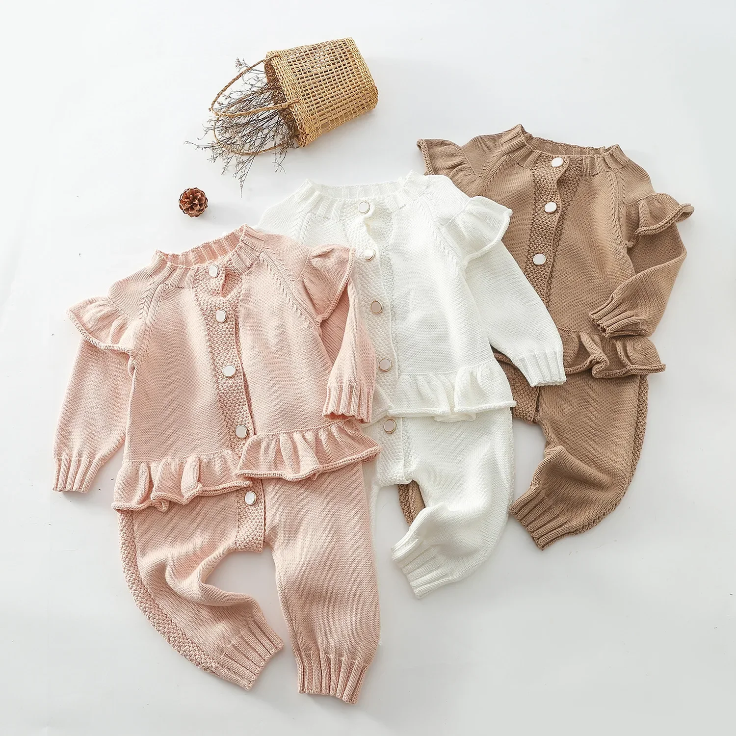 Infant Baby Girls Knitted Romper Toddler Boys Girls Long Crawling Clothes Sweet Woolen One-piece Clothes Baby Casual Bodysuits
Infant Baby Girls Knitted Romper Toddler Boys Girls Long Crawling Clothes Sweet Woolen One-piece Clothes Baby Casual Bodysuits