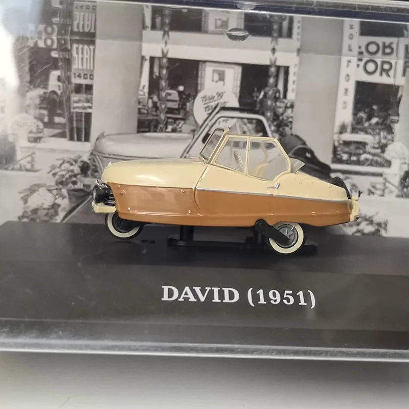 IXO 1/43 DAVID 1951 Tricycle Alloy Simulation Car Model Static Collection Decorated Holiday Gifts Toys Souvenir Gift
IXO 1/43 DAVID 1951 Tricycle Alloy Simulation Car Model Static Collection Decorated Holiday Gifts Toys Souvenir Gift