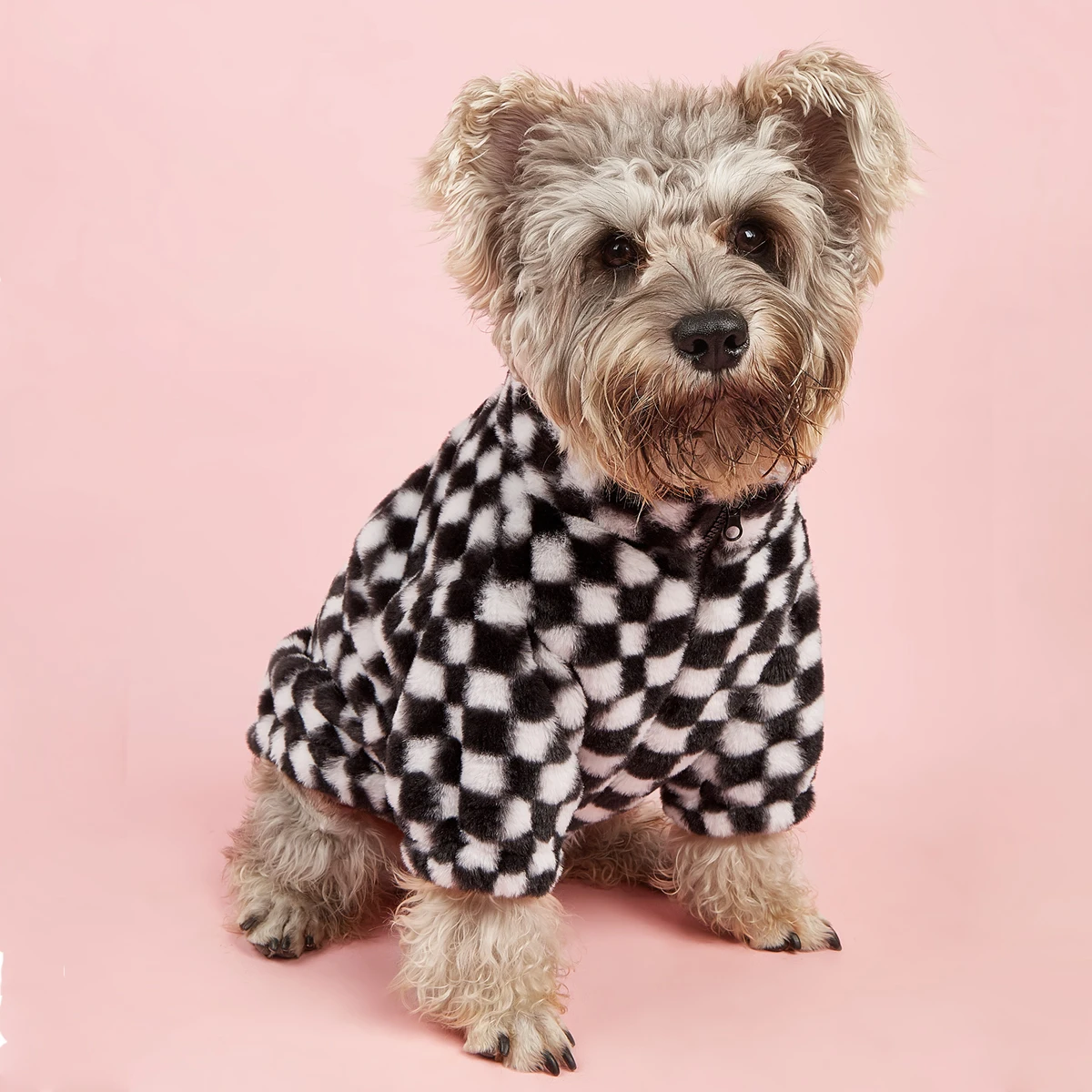 Luxury Winter Dog Clothes Fashion Black White Lattice French Bulldog Plush Warm Coat for Small Medium Dogs Jacket Chihuahua
Luxury Winter Dog Clothes Fashion Black White Lattice French Bulldog Plush Warm Coat for Small Medium Dogs Jacket Chihuahua