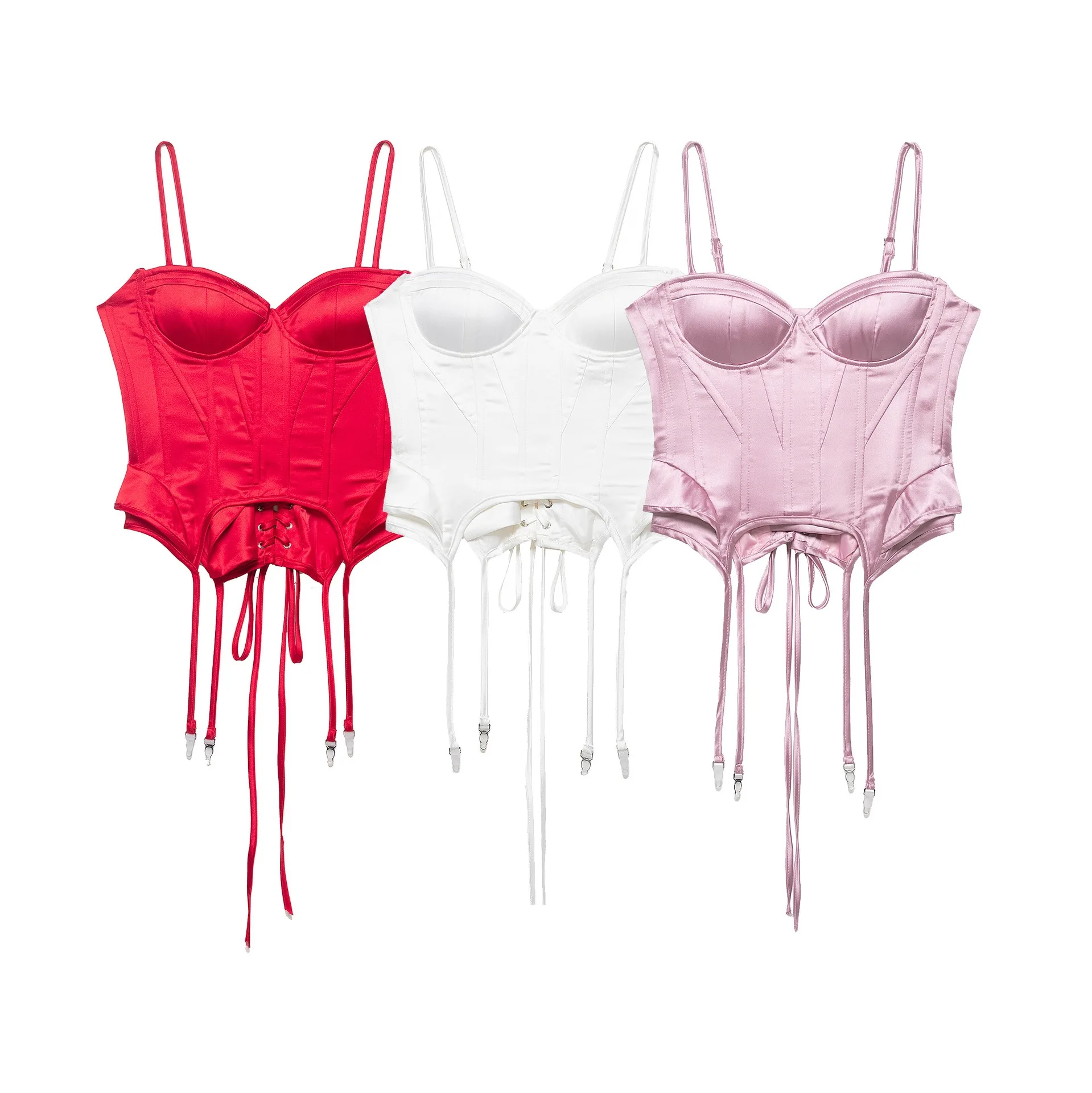 Withered 2026 New Fashionable Style Women's Sleeveless Fishbone Strap Outerwear Corset Top Woman Clothes Female Clothing
Withered 2026 New Fashionable Style Women's Sleeveless Fishbone Strap Outerwear Corset Top Woman Clothes Female Clothing