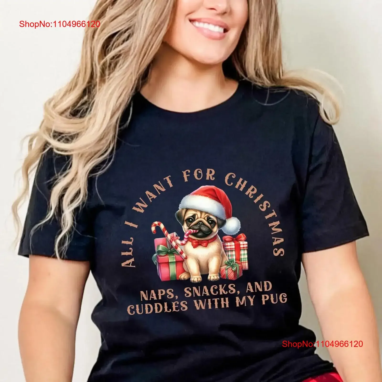 Pug Lover Christmas T Shirt Cute Owner Holiday Dog Xmas Santa Pajama Top Cozy Lounging vintage Washed streetwear Slightly
Pug Lover Christmas T Shirt Cute Owner Holiday Dog Xmas Santa Pajama Top Cozy Lounging vintage Washed streetwear Slightly
