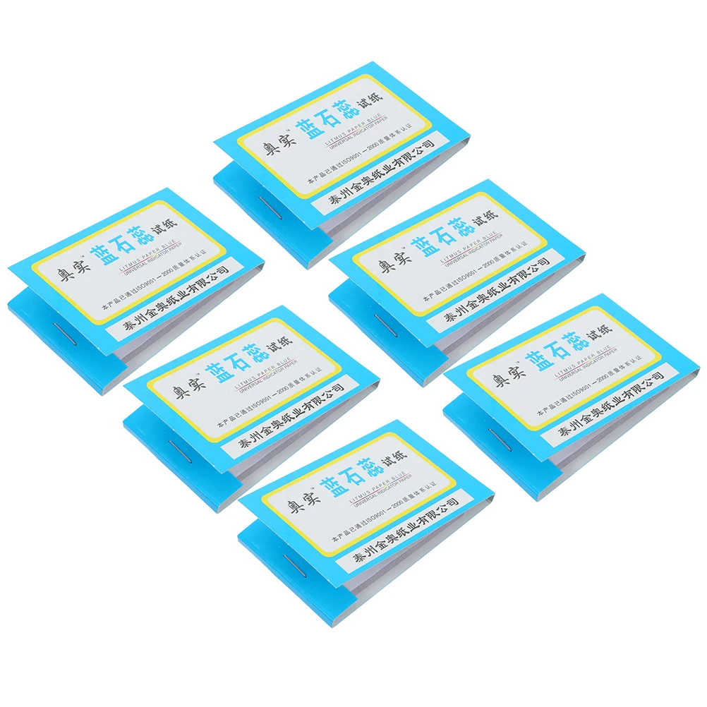 6 Packs Blue Litmus Paper PH Test Strips Universal Indicator Chemistry Experiment Supplies Acid Tester Acid Substance Paper
6 Packs Blue Litmus Paper PH Test Strips Universal Indicator Chemistry Experiment Supplies Acid Tester Acid Substance Paper