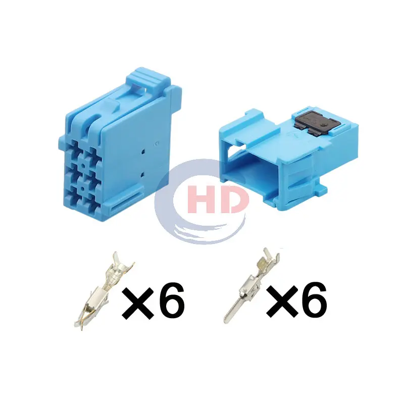 1-20 sets 6-Pin 0.197" (5.00mm) Rectangular Connector Housing Plug 1-965641-1 1-965640-1
1-20 sets 6-Pin 0.197" (5.00mm) Rectangular Connector Housing Plug 1-965641-1 1-965640-1