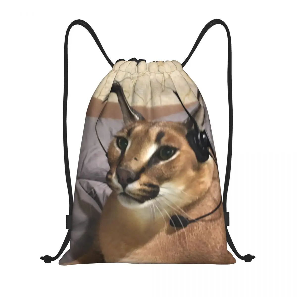 Рюкзак на шнурке Big Floppa на заказ, сумки для мужчин и женщин, легкий забавный каракал, кошка, спортивный рюкзак для спортзала, мешки для тренировок
Рюкзак на шнурке Big Floppa на заказ, сумки для мужчин и женщин, легкий забавный каракал, кошка, спортивный рюкзак для спортзала, мешки для тренировок