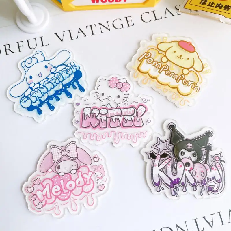 10pcs Sanrio Patch HelloKitty Kuromi Cinnamoroll Diy Cartoon Phone Case Decoration Storage Box Accessories Children's Toy Patch 
10pcs Sanrio Patch HelloKitty Kuromi Cinnamoroll Diy Cartoon Phone Case Decoration Storage Box Accessories Children's Toy Patch