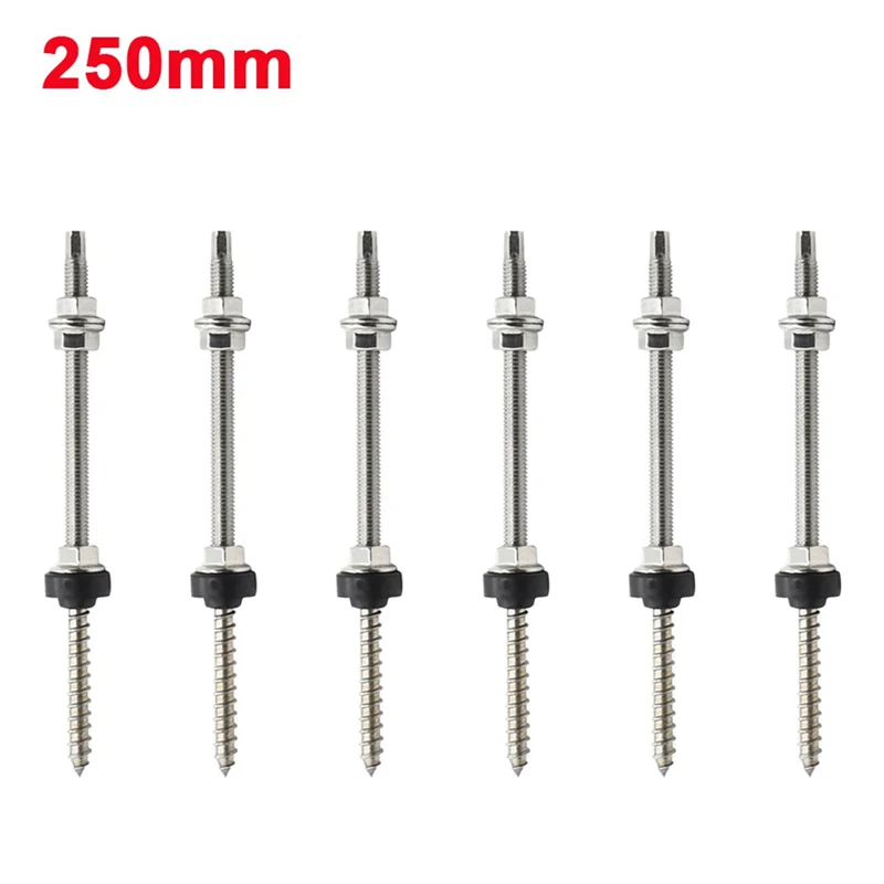 ABMR-25Cm Solar Hanger Bolts Solar Panel Roof Mounting Screws M10 Solar PV Panel Mounting Bracket For Fixing Solar Panel 6Pc Dur
ABMR-25Cm Solar Hanger Bolts Solar Panel Roof Mounting Screws M10 Solar PV Panel Mounting Bracket For Fixing Solar Panel 6Pc Dur