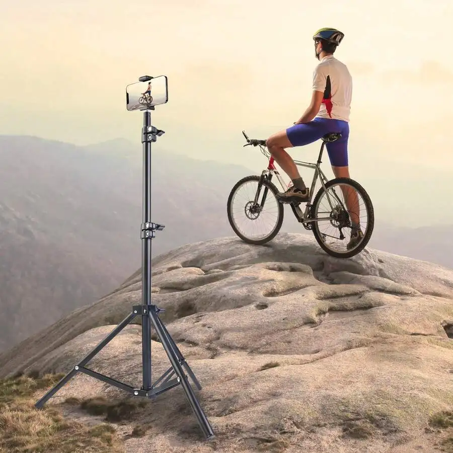 63 Inch Adjustable Tripod Phone Holder With Universal Clip For Vlog Camera Smartphone
63 Inch Adjustable Tripod Phone Holder With Universal Clip For Vlog Camera Smartphone