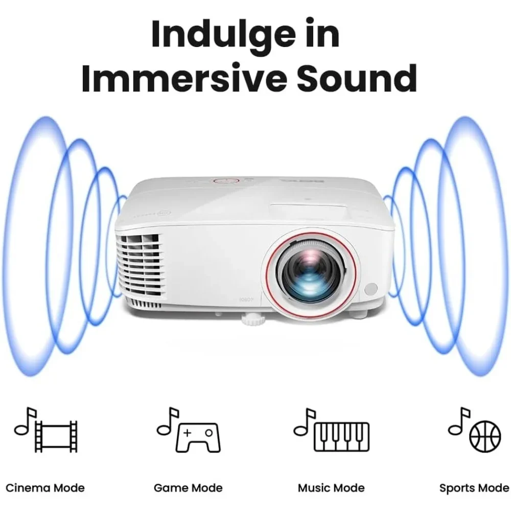 Оптимальный уличный игровой проектор 1080p Full HD, 3000 люмен, короткофокусный, с низкой задержкой ввода, HDMI, USB, для домашнего кинотеатра и развлечений
Оптимальный уличный игровой проектор 1080p Full HD, 3000 люмен, короткофокусный, с низкой задержкой ввода, HDMI, USB, для домашнего кинотеатра и развлечений