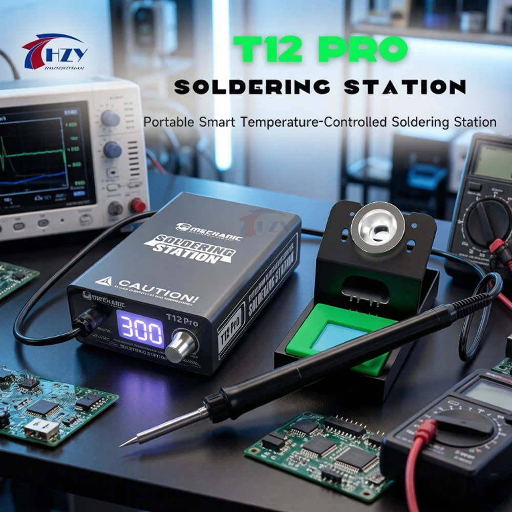 Mechanic T12 Pro Solder Station Intelligent Digital Heating Station for Phone Repair Support 210 Series Iron Tips
Mechanic T12 Pro Solder Station Intelligent Digital Heating Station for Phone Repair Support 210 Series Iron Tips
