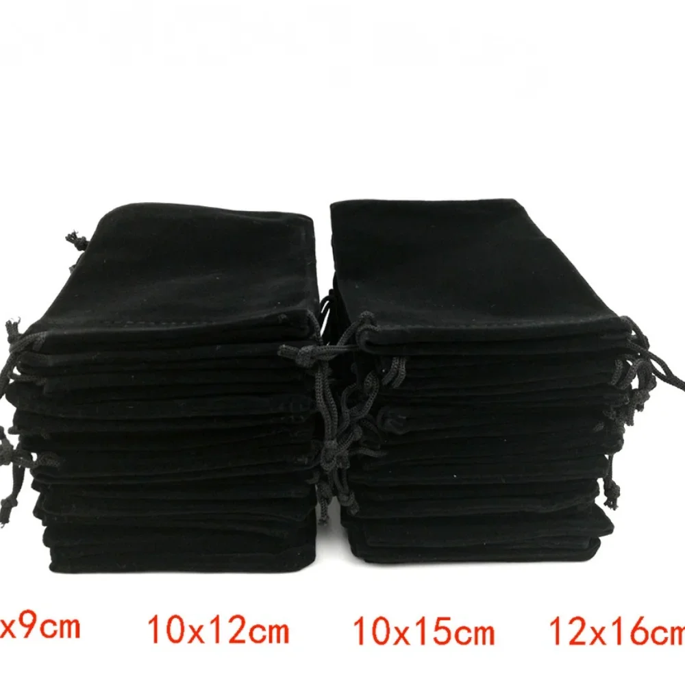 1Pcs/lot 7x9cm 10x12cm 10x15cm 12x16cm Black Velvet Bag Pouch Drawstring Velvet Pouches Gift Bag Jewelry Packaging Display Bags
1Pcs/lot 7x9cm 10x12cm 10x15cm 12x16cm Black Velvet Bag Pouch Drawstring Velvet Pouches Gift Bag Jewelry Packaging Display Bags