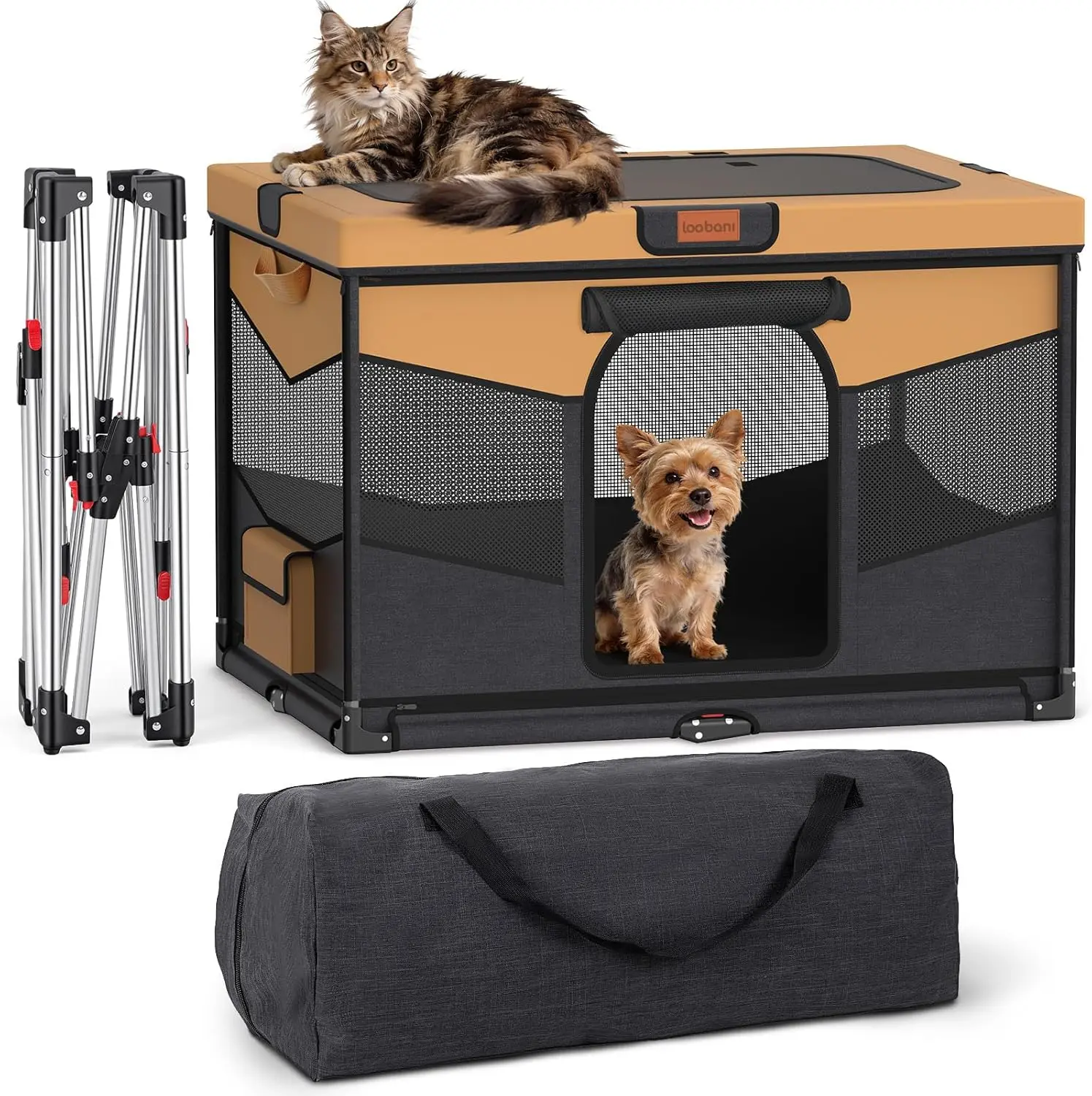 Foldable Pet Playpen for Small Dogs & Cats - Indoor/Outdoor Portable Crate with Washable Fabric, Sturdy Steel Frame
Foldable Pet Playpen for Small Dogs & Cats - Indoor/Outdoor Portable Crate with Washable Fabric, Sturdy Steel Frame