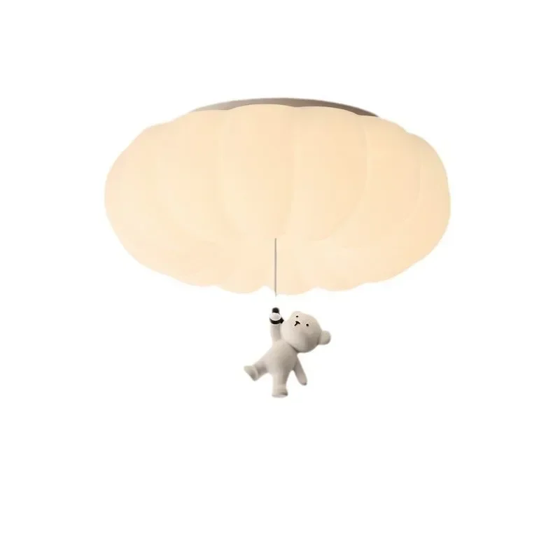 Pumpkin cream wind bedroom ceiling light, French creative bear cartoon , round room light
Pumpkin cream wind bedroom ceiling light, French creative bear cartoon , round room light