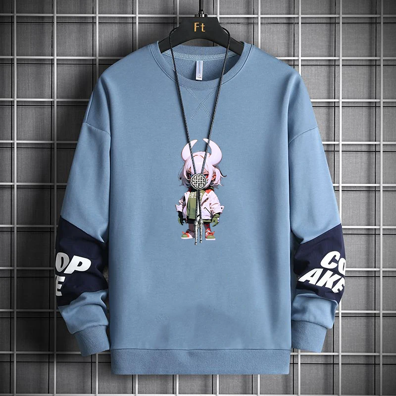 Модный повседневный свитшот с круглым вырезом для мальчиков, свободный крой, новинка, зимний, стильный, молодежный, из смесового хлопка и полиэстера
Модный повседневный свитшот с круглым вырезом для мальчиков, свободный крой, новинка, зимний, стильный, молодежный, из смесового хлопка и полиэстера